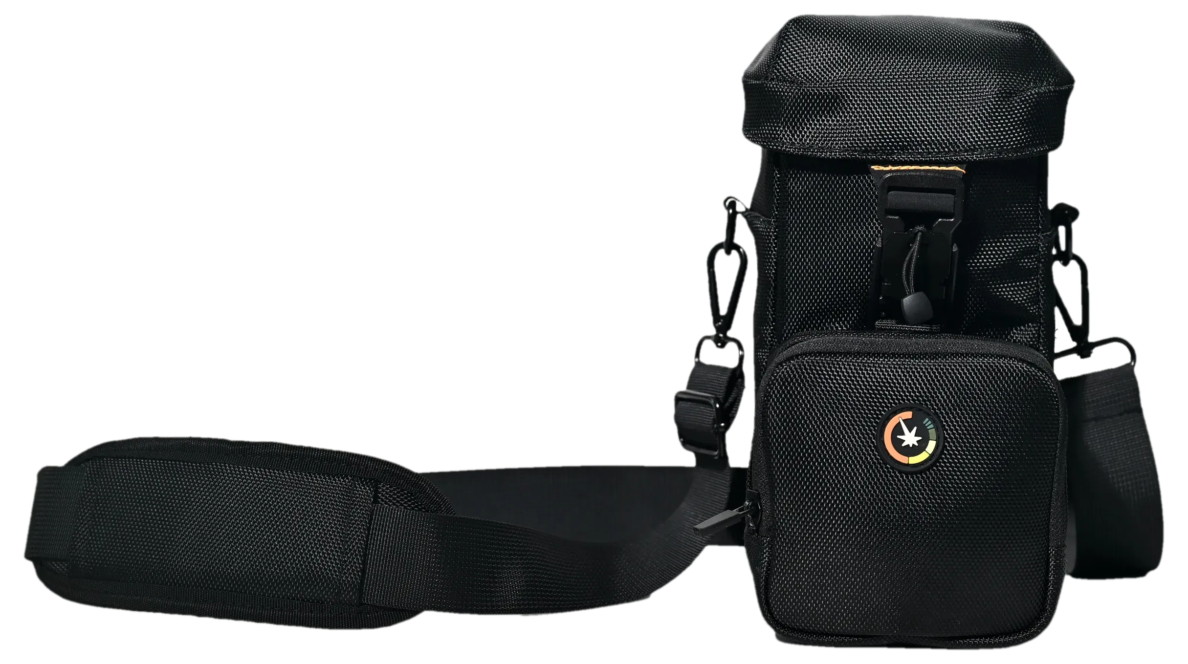 The official A.S.H Lens Pouch with its included crossbody strap